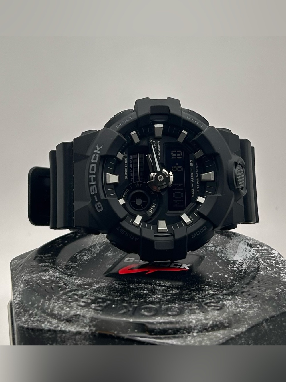 Casio G-Shock GA700 Men’s Black Case & Strap Digital Quartz 53mm Watch